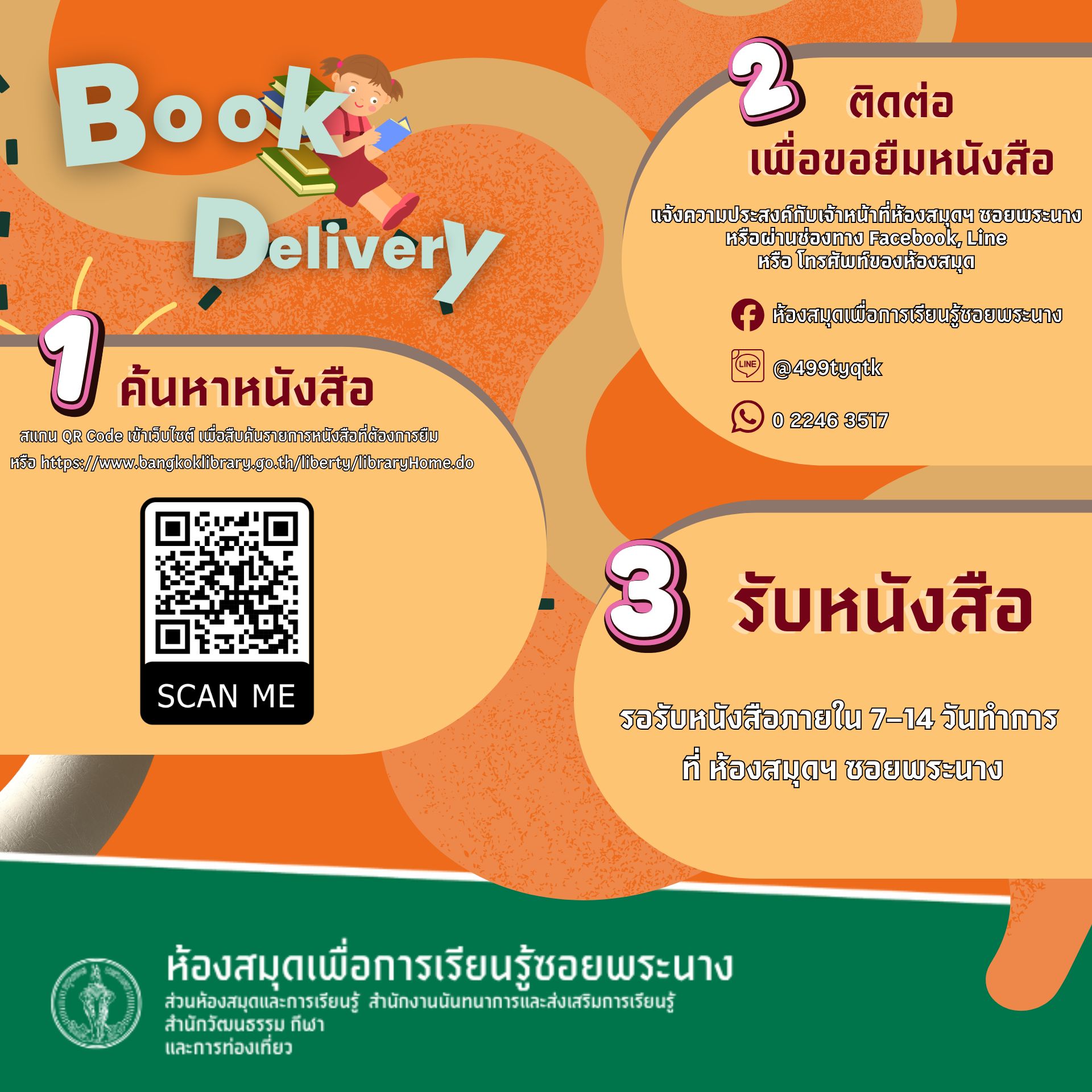 Book Delivery บริการยืมระหว่างห้องสมุด