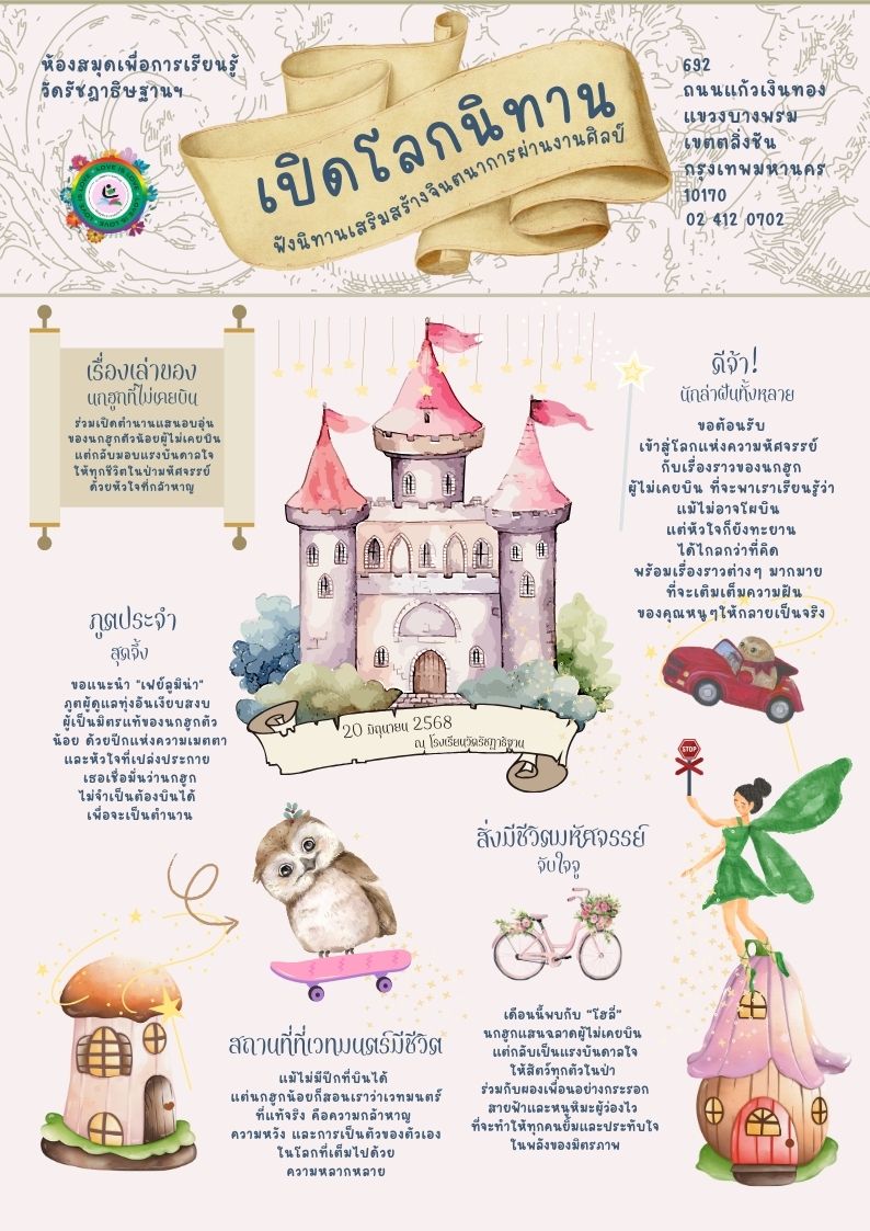 กิจกรรม "เปิดโลกนิทาน" กลับมาอีกครั้ง 