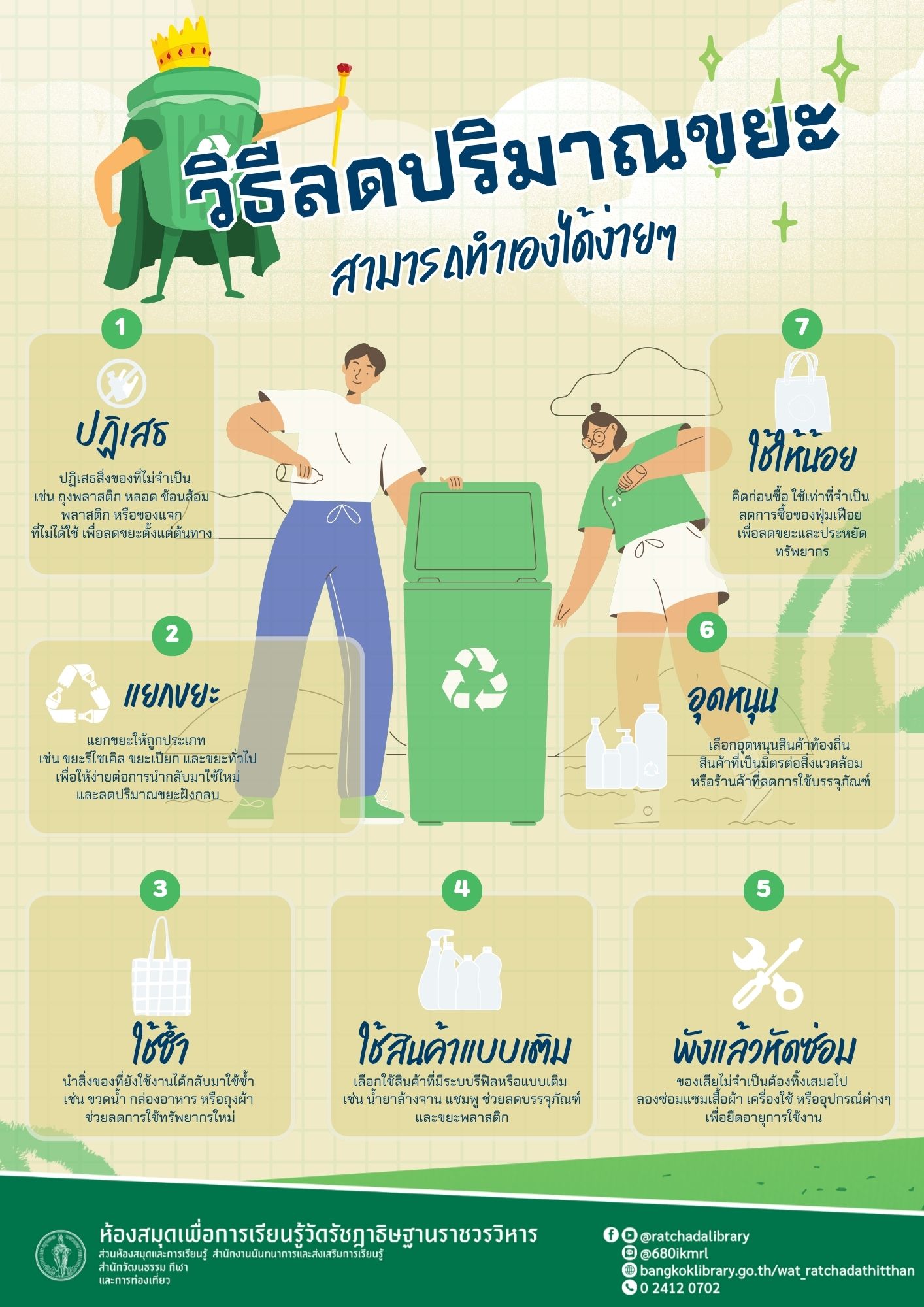 วิธีลดปริมาณขยะ  ทำเองได้ง่ายๆ ในชีวิตประจำวัน