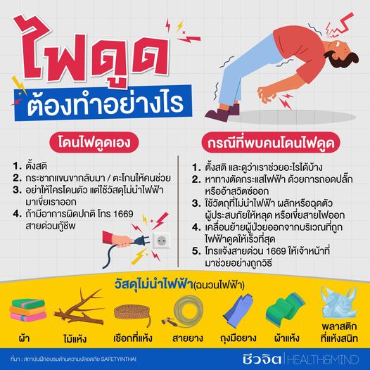 ไฟดูดต้องทำอย่างไร 