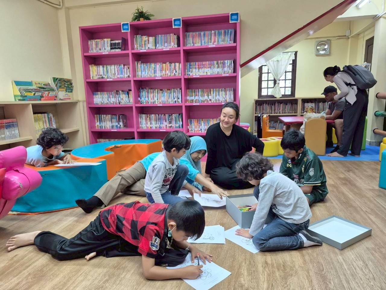 ลากเส้นต่อจุด