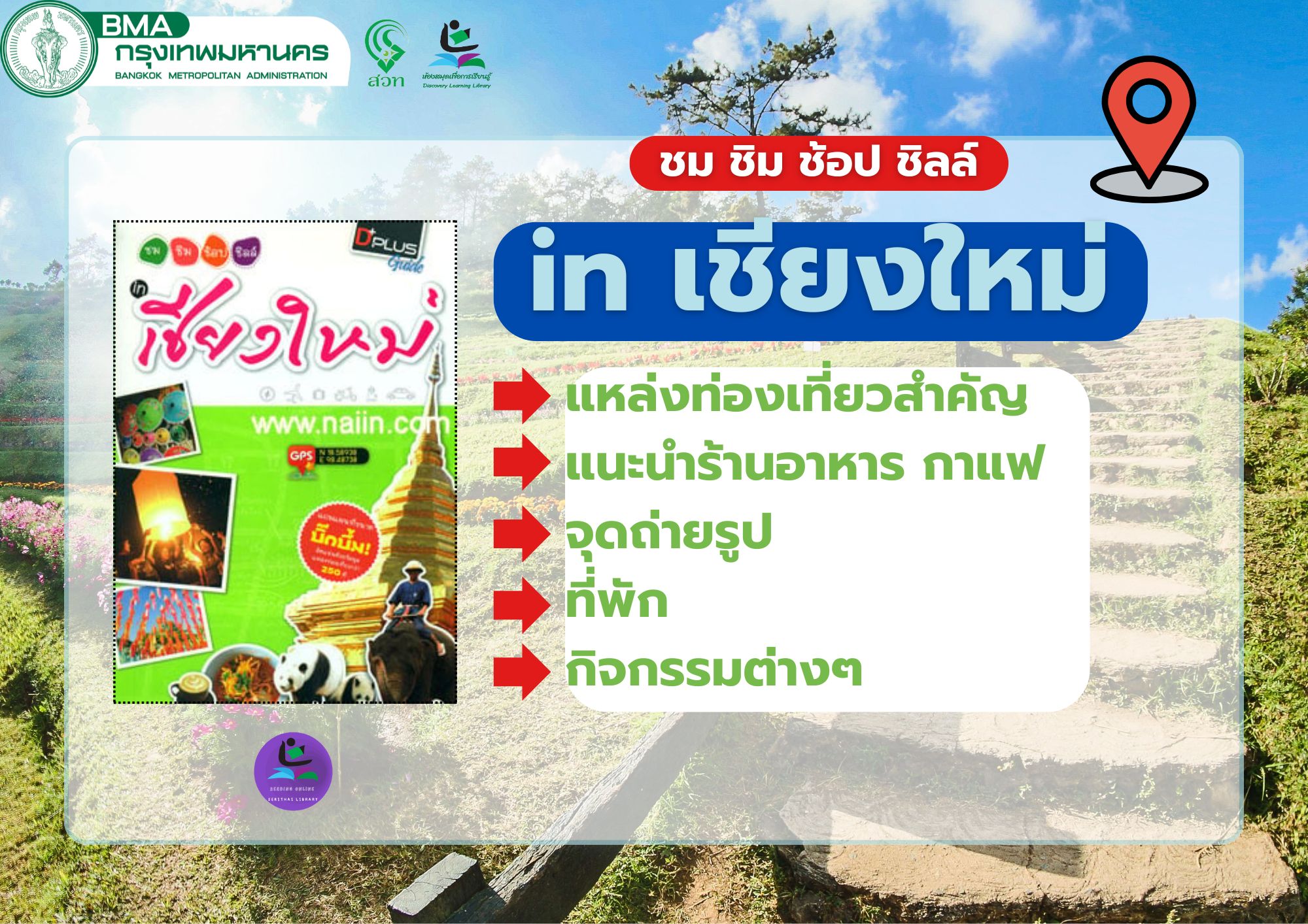 หนังสือ : ชม ชิม ช้อป ชิลล์ in เชียงใหม่
