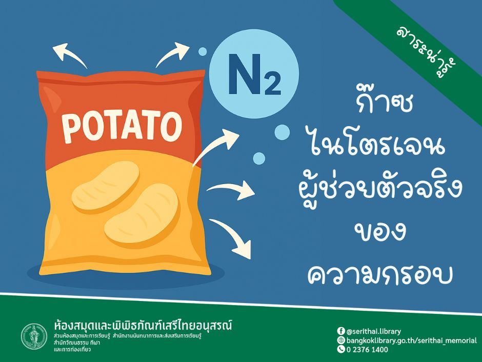 ทำไมซองขนมถึงพอง? ก๊าซอะไรที่ช่วยให้ขนมกรอบได้นาน