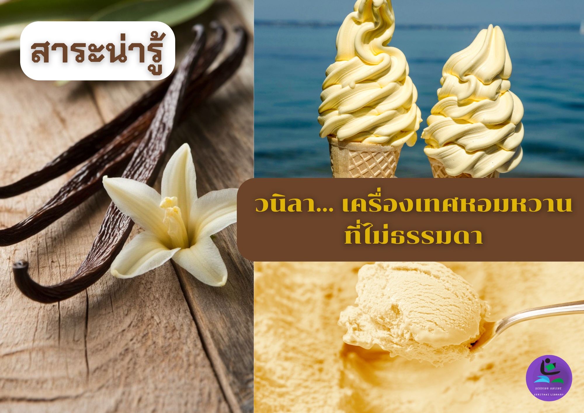 วนิลา...เครื่องเทศหอมหวานที่ไม่ธรรมดา