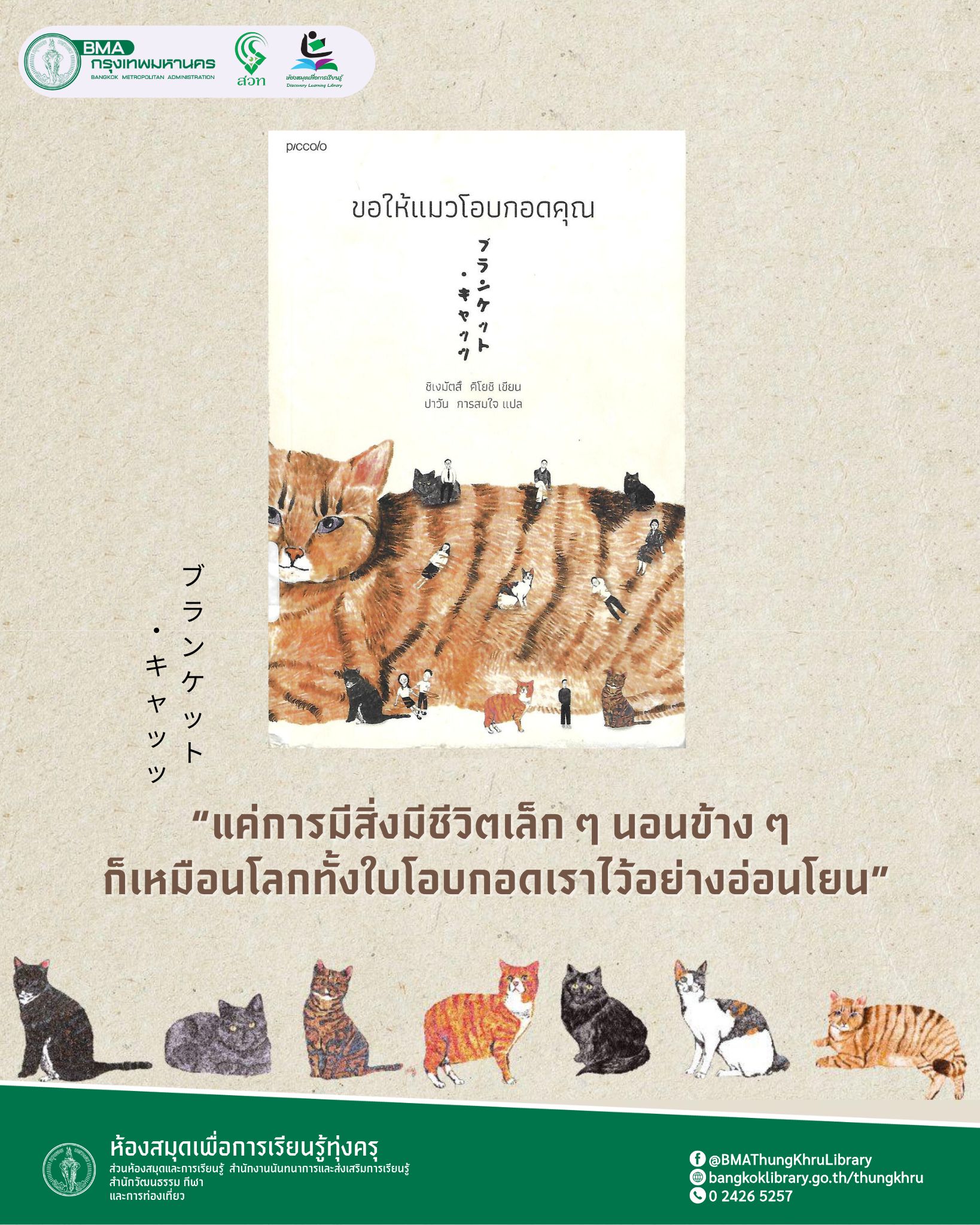 ขอให้แมวโอบกอดคุณ