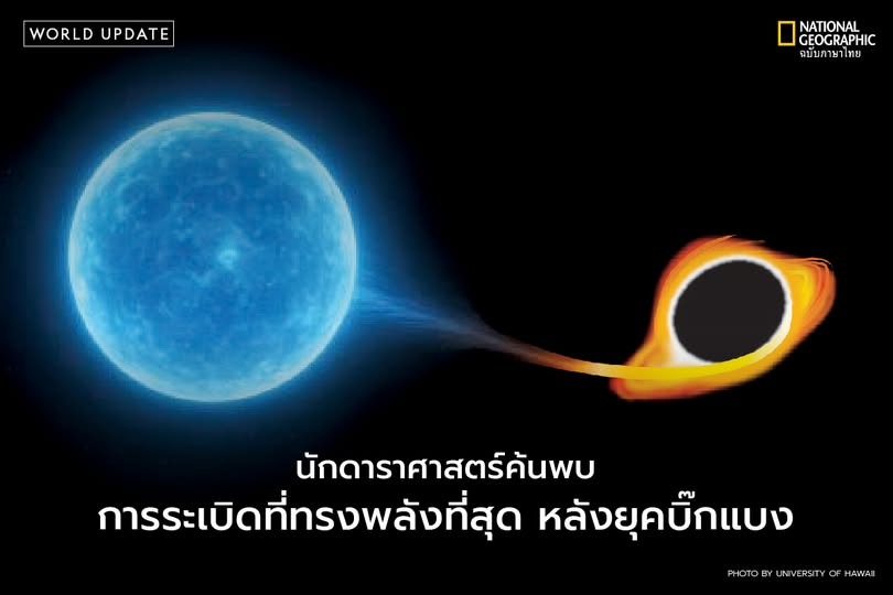 นักดาราศาสตร์จากสถาบันดาราศาสตร์ มหาวิทยาลัยฮาวาย ได้เปิดเผยการค้นพบปรากฏการณ์การระเบิดในจักรวาลระดับใหม่ที่มีชื่อว่า ‘Extreme Nuclear Transients