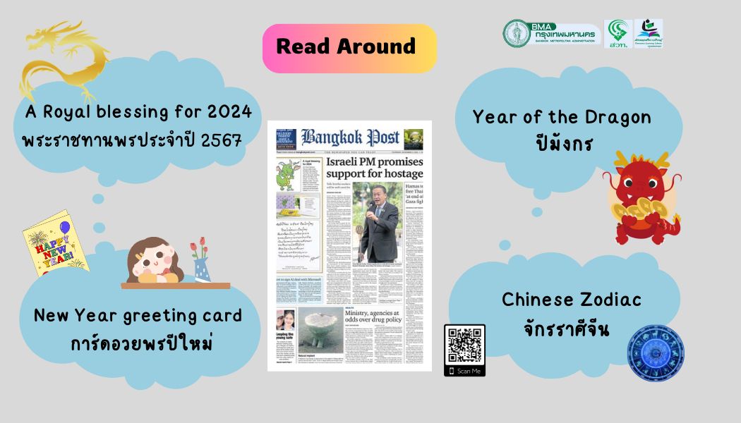 คำศัพท์ภาษาอังกฤษเกี่ยวกับ Greeting card for the year 2024