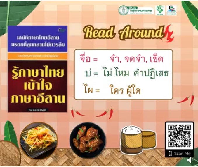  รู้ภาษาไทยเข้าใจภาษาอีสาน ผู้แต่ง : สวาท ศรีอุดร