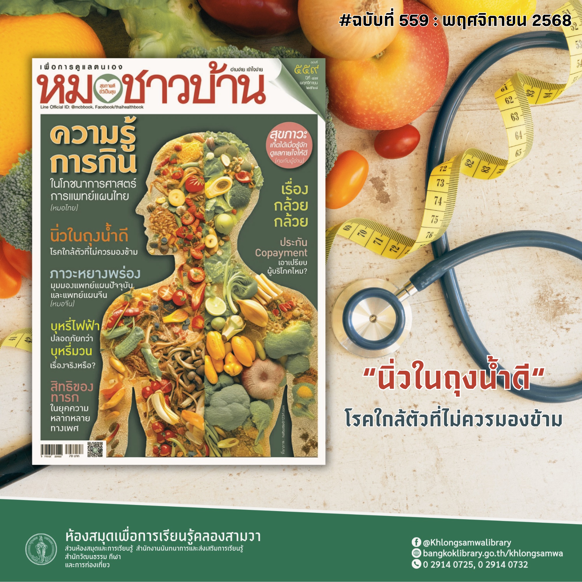 หมอชาวบ้าน ฉบับที่ 559 : พฤศจิกายน 2568
