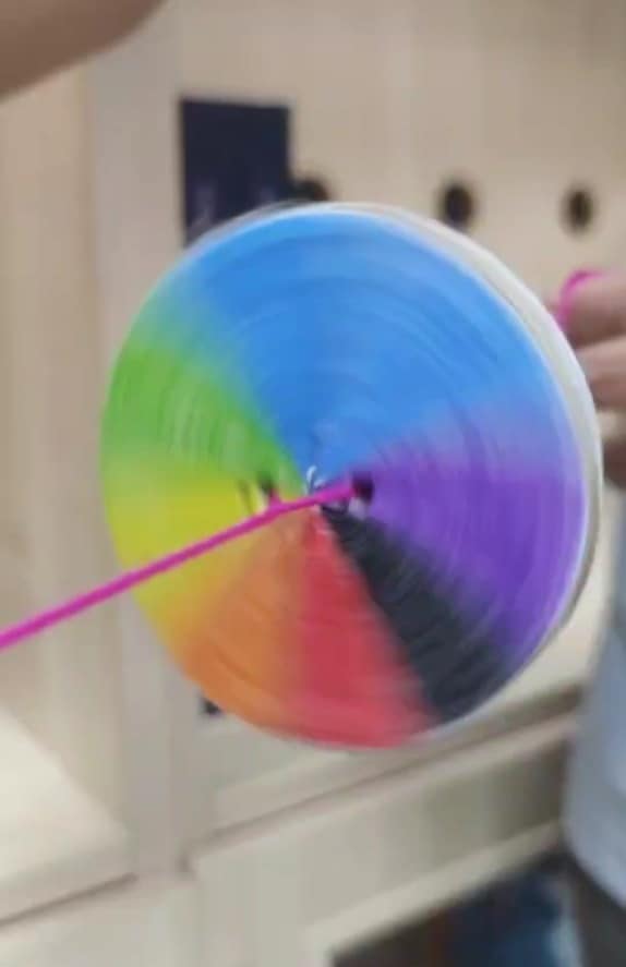 กิจกรรมวิทยาศาสตร์ "วงล้อหลากสี" Color Wheel 