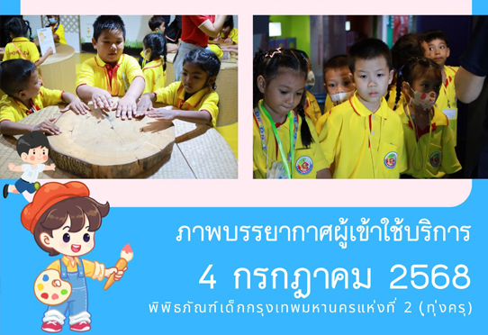 ภาพบรรยากาศการทัศนศึกษา ของน้อง ๆ จาก โรงเรียนวัดเลา (คณะศิษย์เทพสิทธิอุทิศ) ณ พิพิธภัณฑ์เด็กกรุงเทพมหานครแห่งที่ 2 (ทุ่งครุ) วันศุกร์ที่ 4 กรกฎาคม 2568